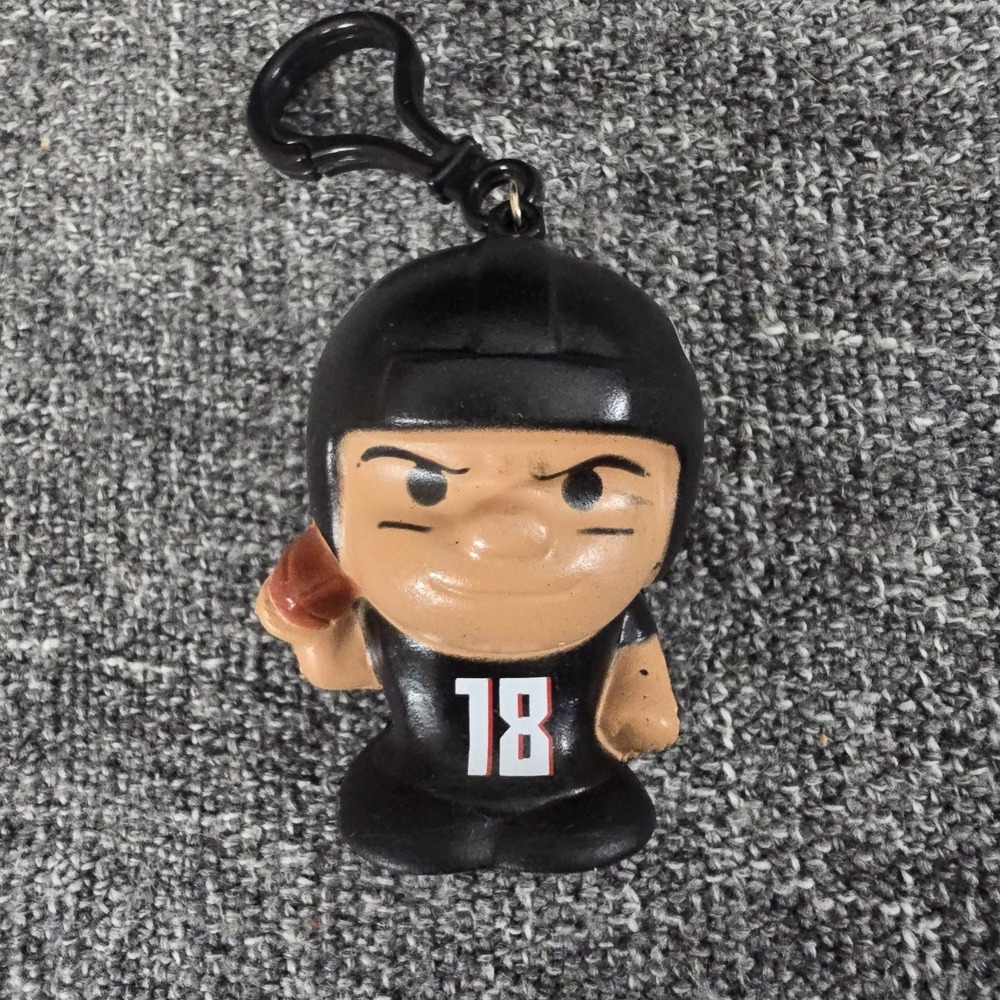 NFL Kirk Cousins 2025 Squeezy Mates Atlanta Falcons #18 Keychain Bag Clip